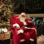 Sitting Santa Pete at The Lily Repulse Bay Hong Kong