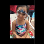 ice princess face painting 