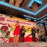 Asia fruit logisica trio on stage Sept 2023, Marriott skycity event