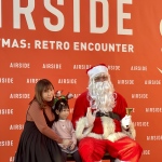 Big Phil Santa @ Airside Mall Kai Tak with mother and her daughter