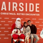 Big Phil Santa @ Airside Mall Kai Tak with a couple