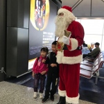 Santa Dave @ HKIA greeting guests