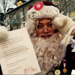 Mario with his Santa Certificate 