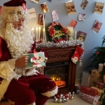 Mario reading stories to kids at his grotto