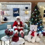 Santa Martin at Cartier Shop in Central, 2024 December, Hong Kong