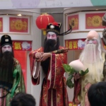 Fuk Luk Sau at a Chinese New Year event. 